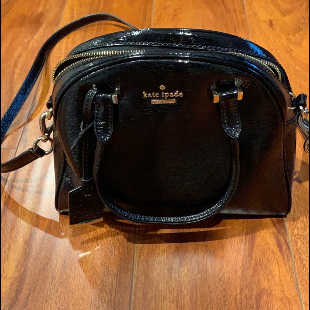 Authentic Kate Spade patent small handle bag